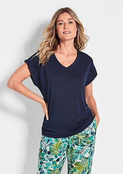 GOLDNER T-Shirt Kurzgröße: Uni leichtes Shirt günstig online kaufen