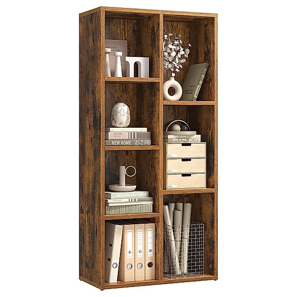 VASAGLE Bücherregal Standregal, Bücherschrank, mit 4/5/7/8 günstig online kaufen