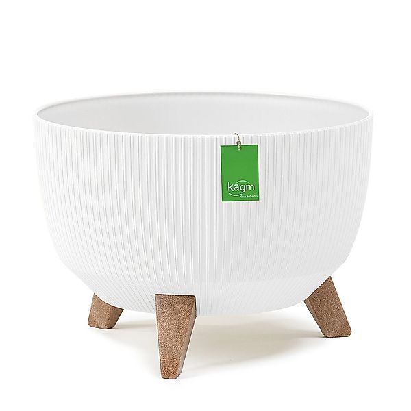 KAGM Blumentopf Pflanztopf mit Füßen Pflanzschale günstig online kaufen