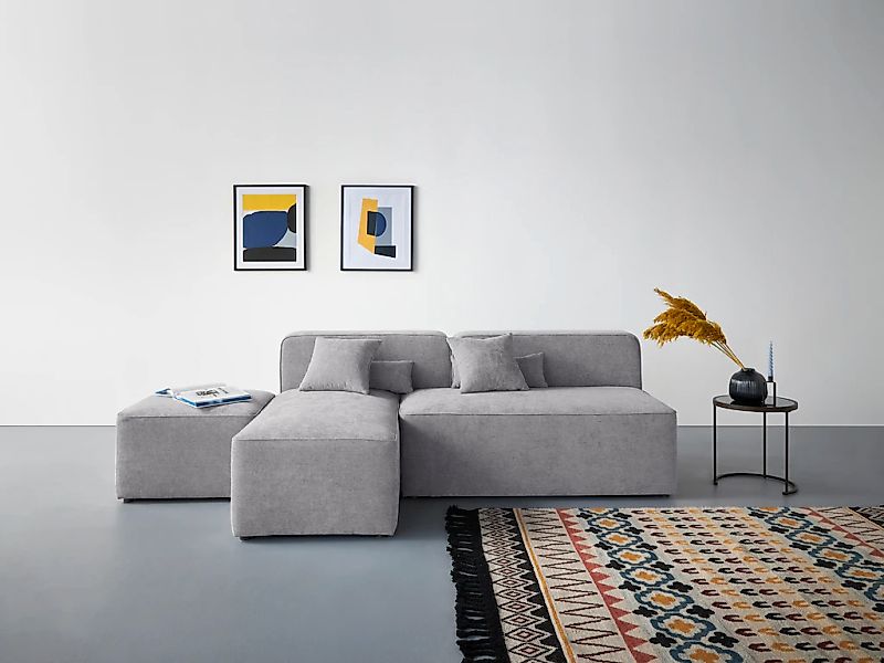 Home affaire Ecksofa "Sundstrup L-Form" Modulserie, individuelle Zusammenst günstig online kaufen