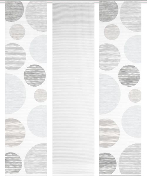 Vision S Schiebegardine "3ER SET BORDEN" Paneelwagen 3 Stk. tlg. HxB: 260x6 günstig online kaufen