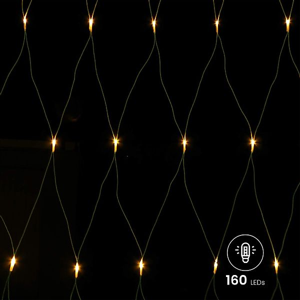 Gartenpirat LED-Lichternetz mit Kabel LED-Beleuchtung Lichterkette günstig online kaufen