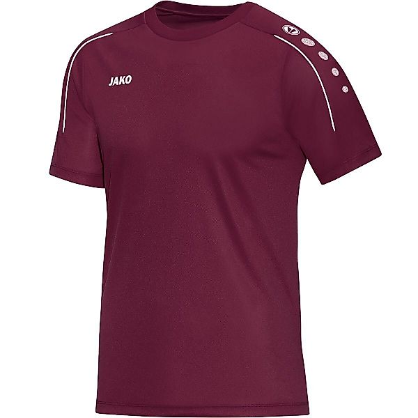 Jako T-Shirt Classico (100% Polyester-Jacquard) bordeaux günstig online kaufen