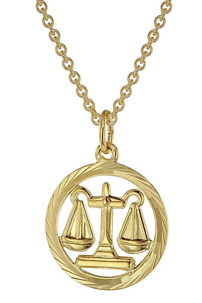 trendor Kette mit Anhänger Sternzeichen Waage günstig online kaufen