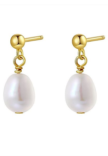 Hey Happiness Perlenohrringe Damen Tropfen, Ohrstecker mit hängender Perle, günstig online kaufen