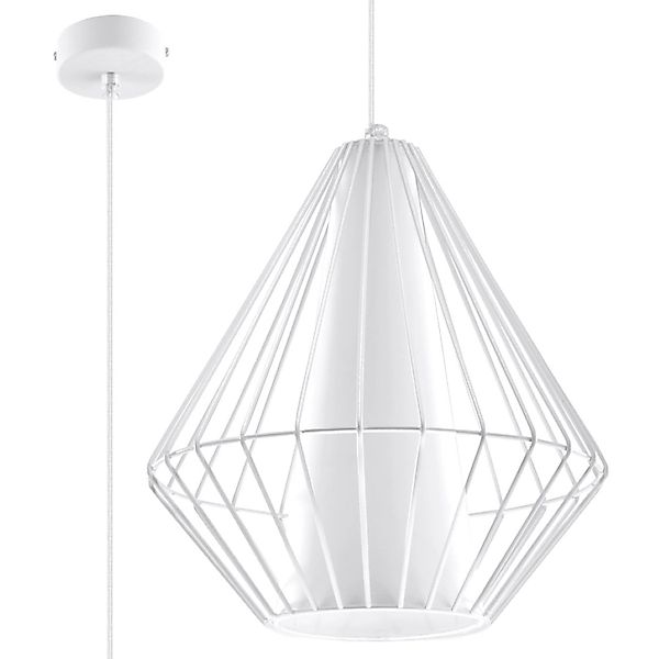 Sollux Lighting Hängeleuchte Demi Weiß günstig online kaufen