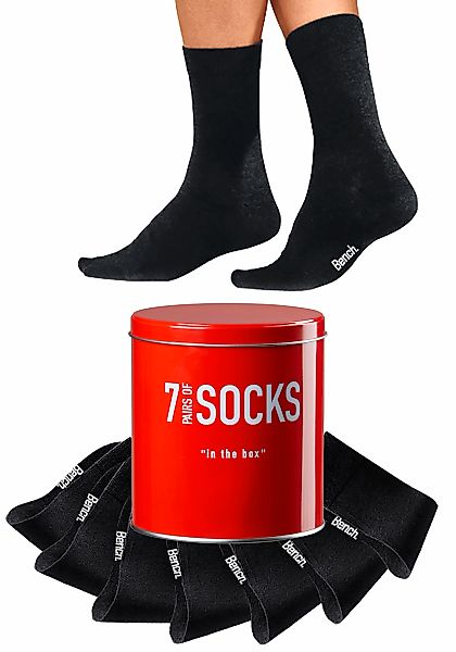 Bench. Businesssocken, (Dose, 7 Paar), in der praktischen Dose günstig online kaufen