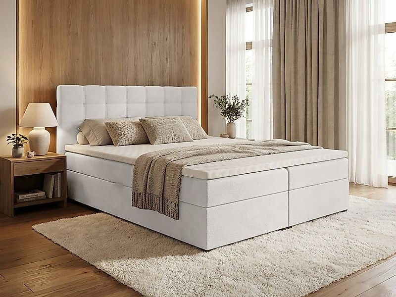 Beautysofa Boxspringbett TOPIQ mit Bettkasten (Bett für Schlafzimmer), mit günstig online kaufen