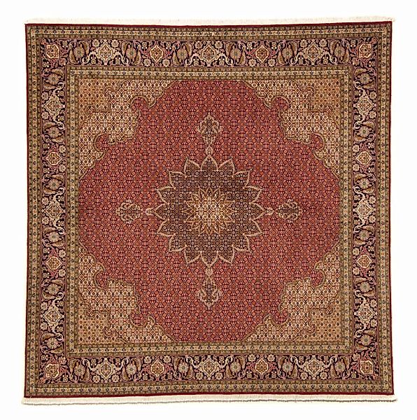 morgenland Orientteppich »Perser - Täbriz quadratisch - 204 x 201 cm - dunk günstig online kaufen