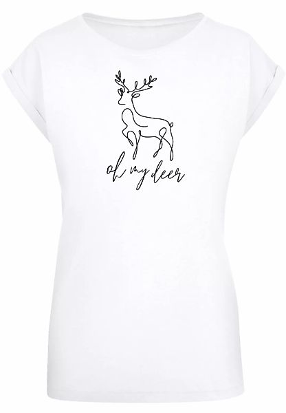 F4NT4STIC T-Shirt "Winter Christmas Deer", Premium Qualität, Rock-Musik, Ba günstig online kaufen