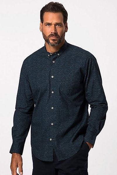 JP1880 Businesshemd Hemd Langarm Mini Buttondown-Kragen Allover-Print günstig online kaufen