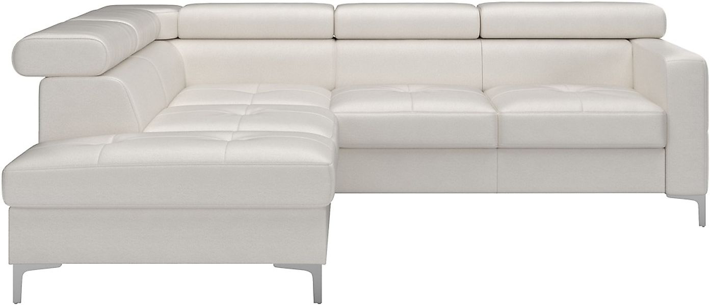 COTTA Ecksofa "Sammy L-Form", mit Kopfteilverstellung, wahlweise mit Bettfu günstig online kaufen