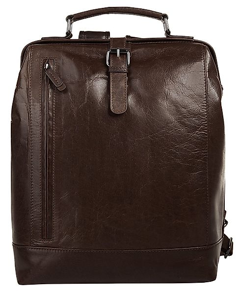 X-Zone Laptoprucksack, echt Leder günstig online kaufen