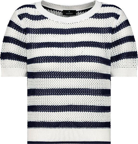 Monari Wollpullover Pullover navy blue ringel günstig online kaufen