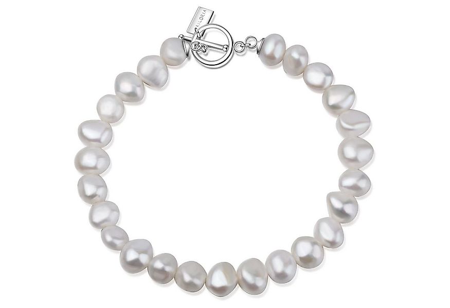 AILORIA Armband MENOA Armband Silber/weiße Perle, Armband Silber/weiße Perl günstig online kaufen