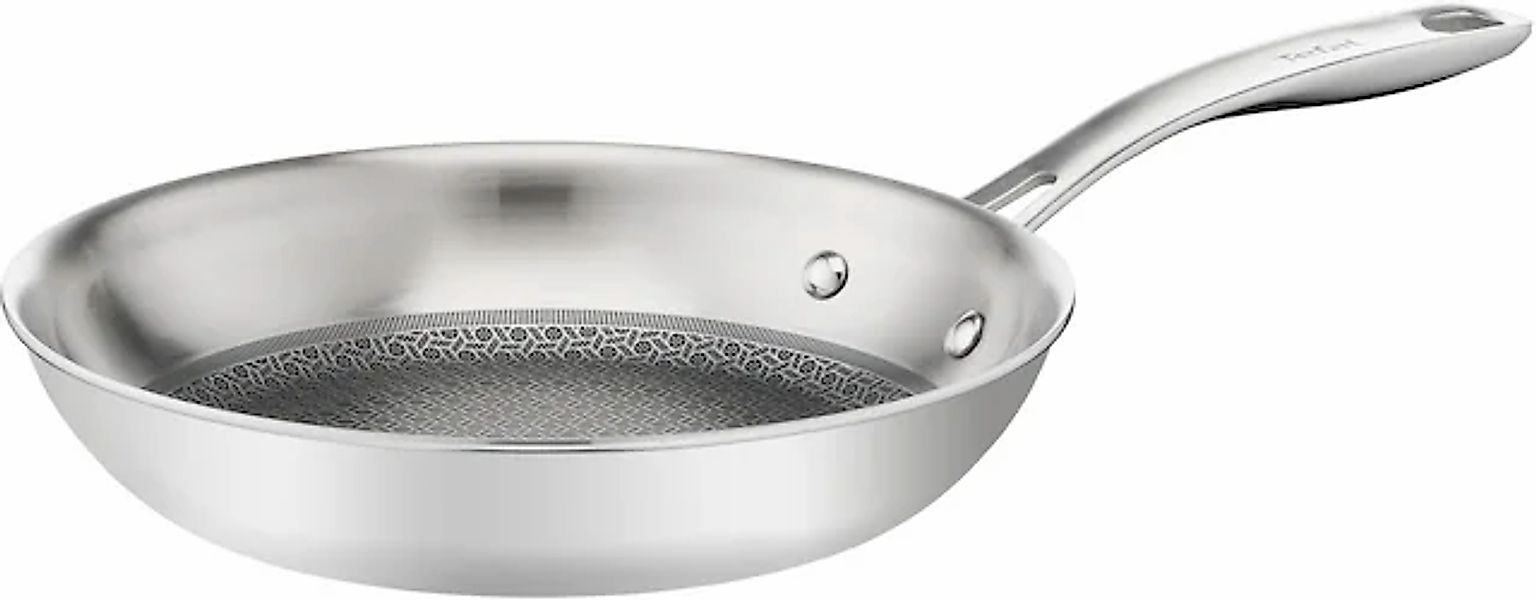 Tefal Bratpfanne »Eternal Mesh«, Edelstahl 18/10, (1 tlg.), Triply3-Schicht günstig online kaufen