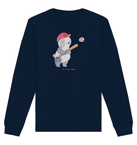 Mr. & Mrs. Panda Longpullover Panda Baseball spielen Größe L - French Navy günstig online kaufen