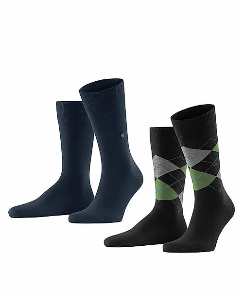 Burlington Everyday X-Mas Herren Socken, 40-46, Mehrfarbig, Argyle, Baumwol günstig online kaufen