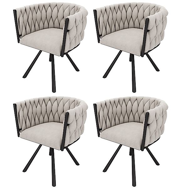 HAUSS SPOLE Esszimmerstuhl 4er set Drehstuhl günstig online kaufen