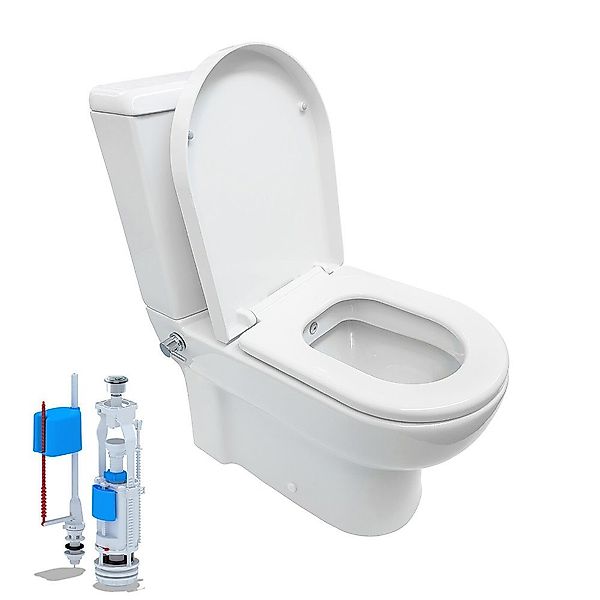 Belvit Tiefspül-WC BV-SW2001 KomplettSet, Stand-WC Taharet günstig online kaufen