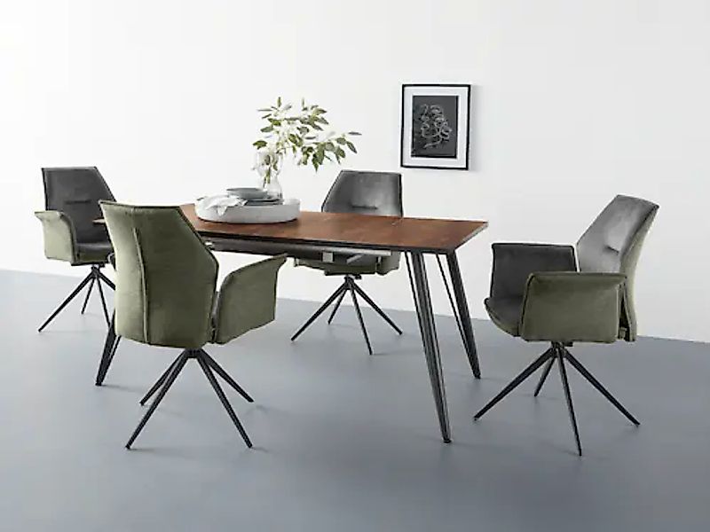 HELA Esszimmersessel »SUSANNE« Set, Esszimmerstuhl, Drehstuhl, 1 oder 4 Stü günstig online kaufen