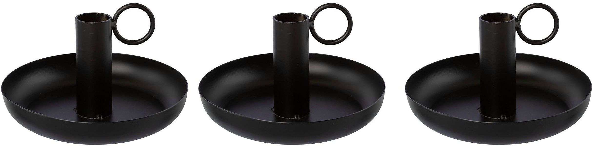 andas Kerzenhalter "Stabkerzenhalter Engla", (Set, 3 St.), aus Metall, mit günstig online kaufen