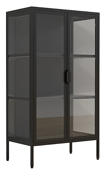VCM Standvitrine Stahl Glas Standvitrine Vitrine günstig online kaufen