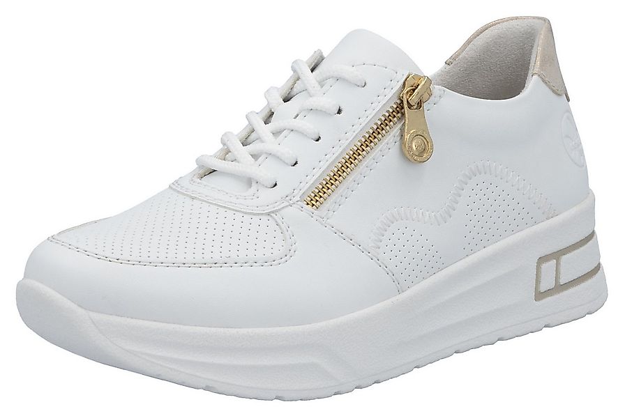 Rieker Plateausneaker, Halbschuh, Schnürschuh, Freizeitsneaker mit Reißvers günstig online kaufen
