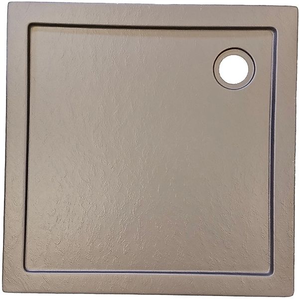 Sanotechnik Duschwanne Quadrat 80 cm x 80 cm Grau günstig online kaufen