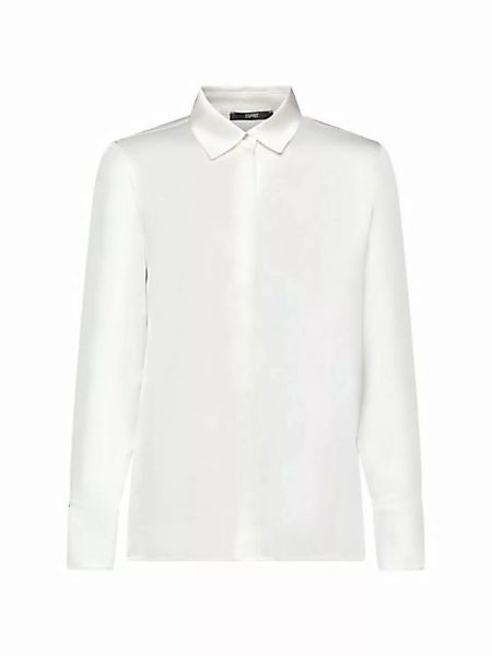 Esprit Collection Langarmbluse Bluse in Satinoptik günstig online kaufen
