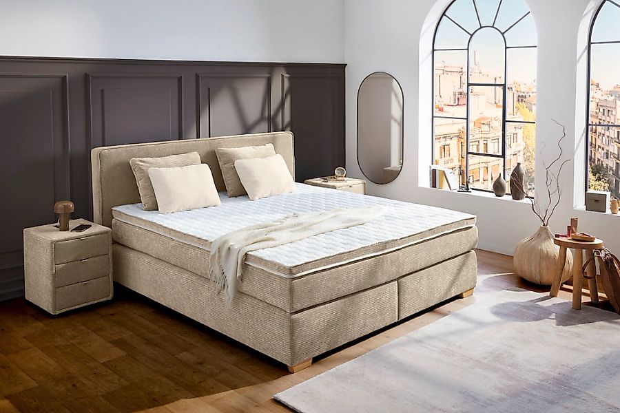 Jockenhöfer Gruppe Boxspringbett "Ronja, inkl. 7-Zonen-TTFK-Matratzen, Kalt günstig online kaufen