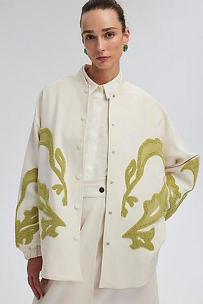 touche prive Jackett JACKE AUS CRÉPE MIT STICKEREI günstig online kaufen