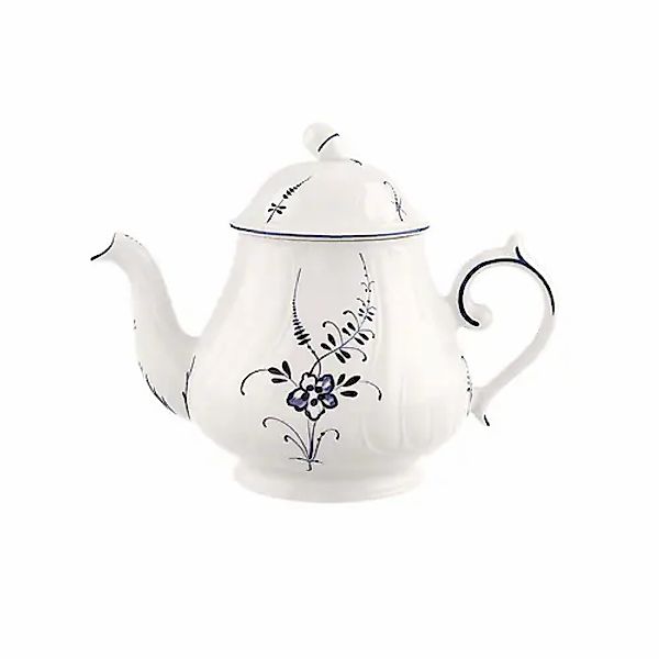 Villeroy & Boch Teekanne »Teekanne Vieux Luxembourg 1,1 Liter weiß-blau« günstig online kaufen