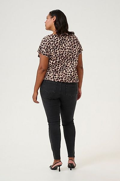 KAFFE Curve Kurzarmbluse Kurzarm-Bluse KCsonna Große Größen günstig online kaufen