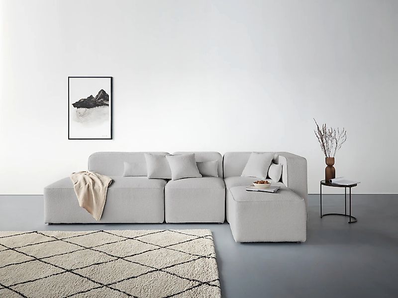 Home affaire Ecksofa "Sundstrup L-Form" Modulserie, individuelle Zusammenst günstig online kaufen