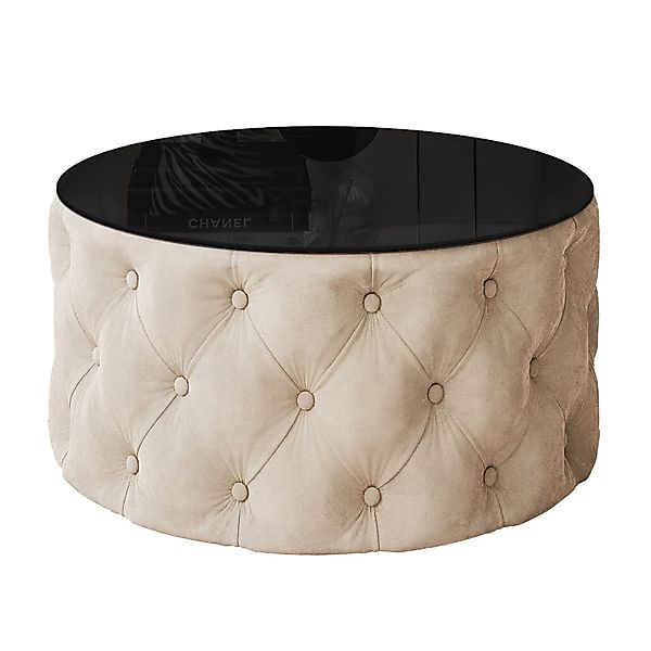 Lookway Couchtisch CHESTERFIELD 70 cm runder günstig online kaufen