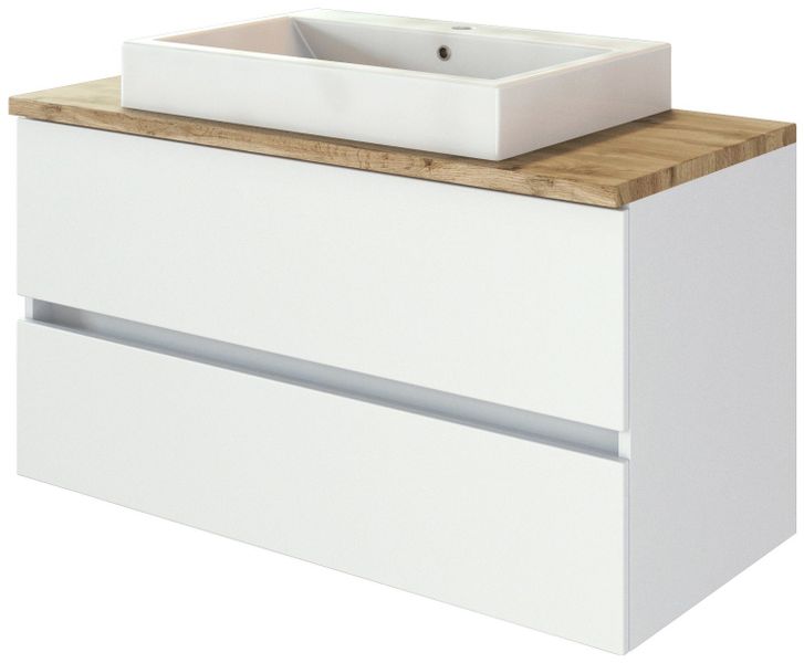welltime Waschtisch "Livorno" Set, 2 Stk. tlg. mit 2 Schubladen, Keramik günstig online kaufen