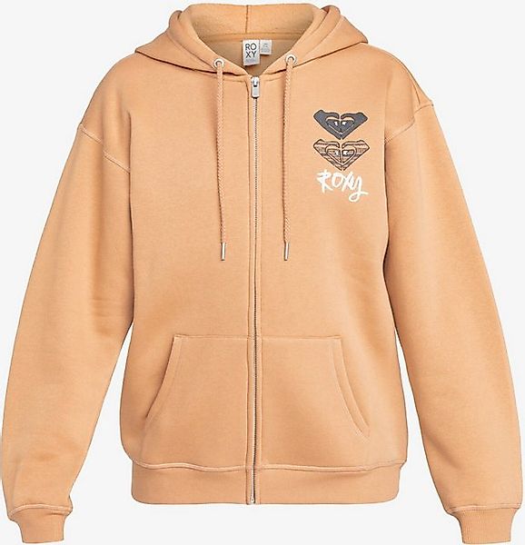 Roxy Kapuzensweatshirt SURF STOKED ZIPPED BRUSHED CLB0 CAMEL günstig online kaufen