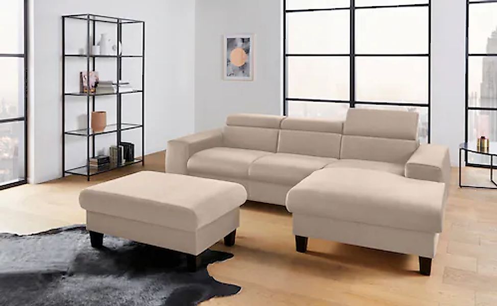 COTTA Polstergarnitur »Morven L-Form«, (Set), Set bestehend aus: Ecksofa mi günstig online kaufen