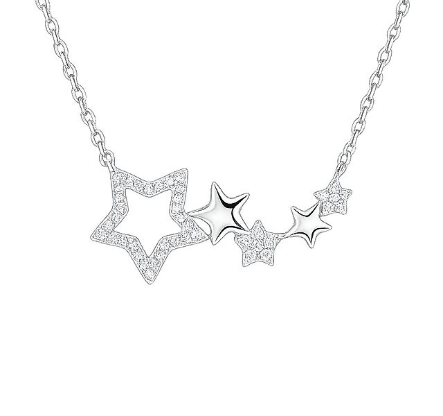 Impala Collier Feine Sternen Halskette aus 925er Silber – filigranes Design günstig online kaufen