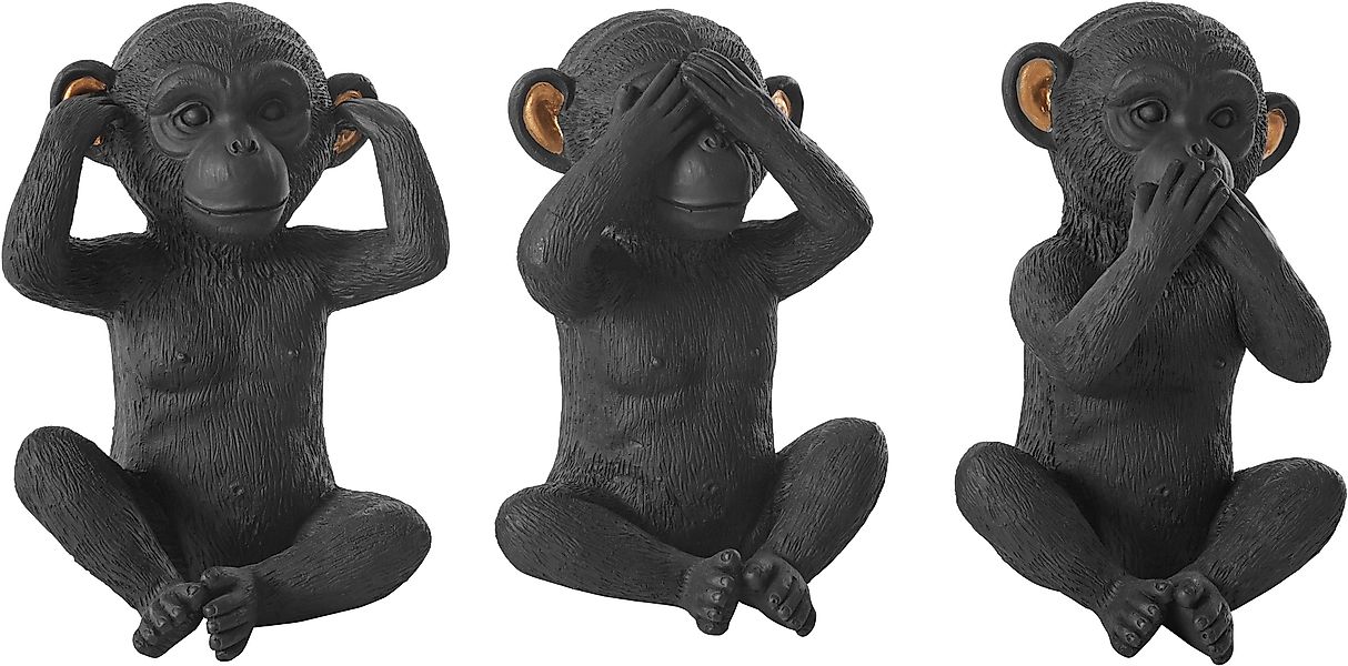 Leonique Dekofigur Affen (3er-Set) günstig online kaufen