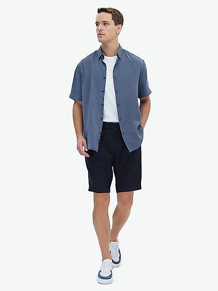 KİP Shorts Blaue Flachgewebe Moderne Passform Bermuda günstig online kaufen