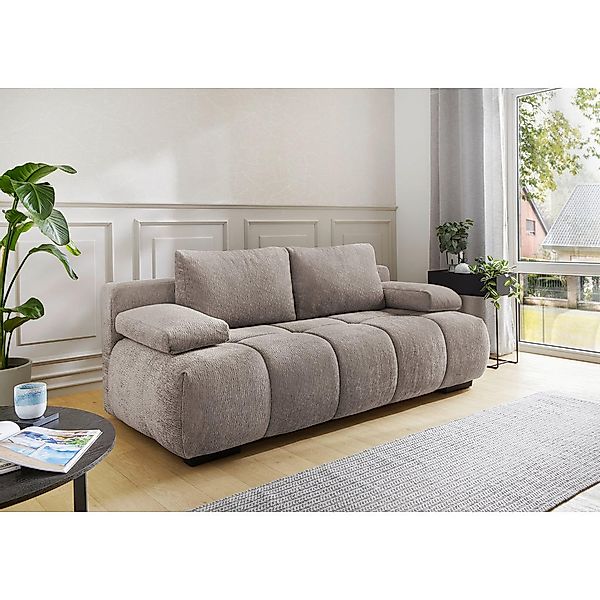 Schlafsofa  Greige B/H/T: ca. 213x86x101 cm günstig online kaufen