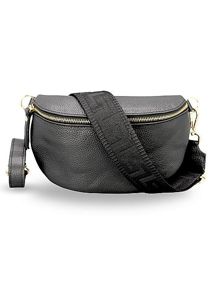 Adel Bags Bauchtasche Damen mit goldenem Reißverschluss, Bauchtasche Leder, günstig online kaufen