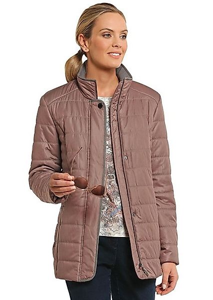 GOLDNER Winterjacke Kurzgröße: Detailreiche Steppjacke Feine Kontrastpaspel günstig online kaufen