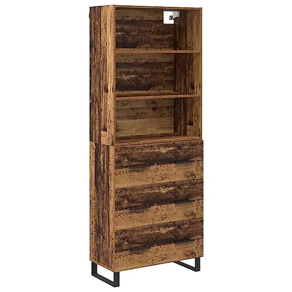 vidaXL Highboard Altholz 69,5 x 34 x 180 cm Holzwerkstoff 3415673 günstig online kaufen