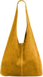 Caspar Schultertasche große Damen Wildleder Tasche günstig online kaufen