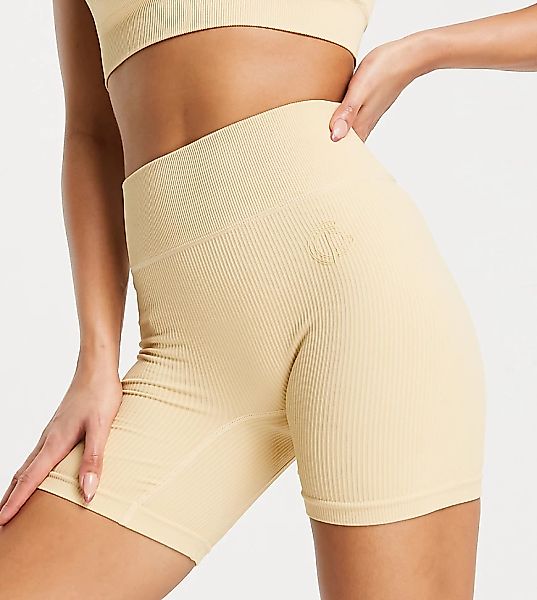 GymPro Apparel – Power-Shorts in Creme-Weiß günstig online kaufen