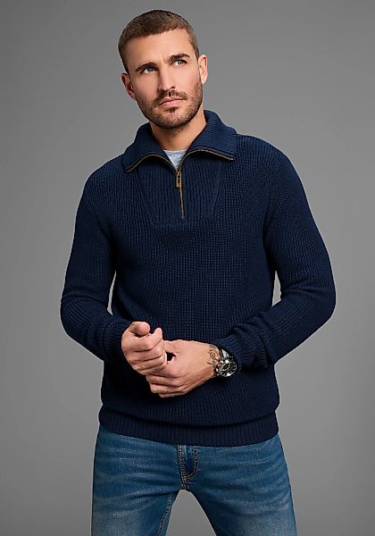 Bruno Banani Troyer, modischer weiter Kragen günstig online kaufen
