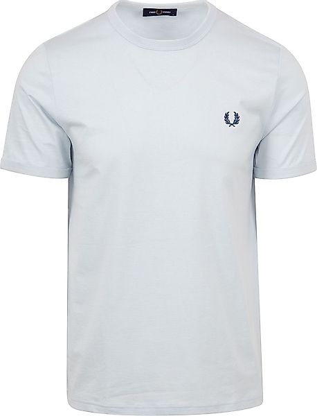 Fred Perry Ringer T-Shirt hellblau - Größe L günstig online kaufen